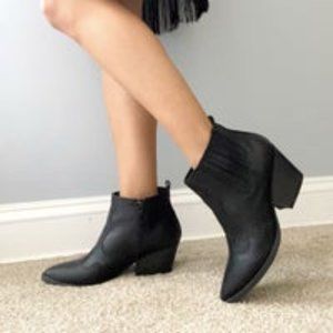 NIB Black Western Booties